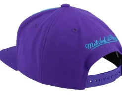 Charlotte Hornets Retro Sport Hwc Purple Snapback - Mitchell & Ness