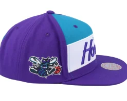 Charlotte Hornets Retro Sport Hwc Purple Snapback - Mitchell & Ness