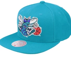 Charlotte Hornets Team Ground 2.0 Teal Snapback - Mitchell & Ness