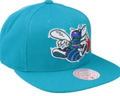 Charlotte Hornets Team Ground 2.0 Teal Snapback - Mitchell & Ness