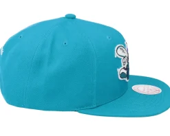 Charlotte Hornets Team Ground 2.0 Teal Snapback - Mitchell & Ness