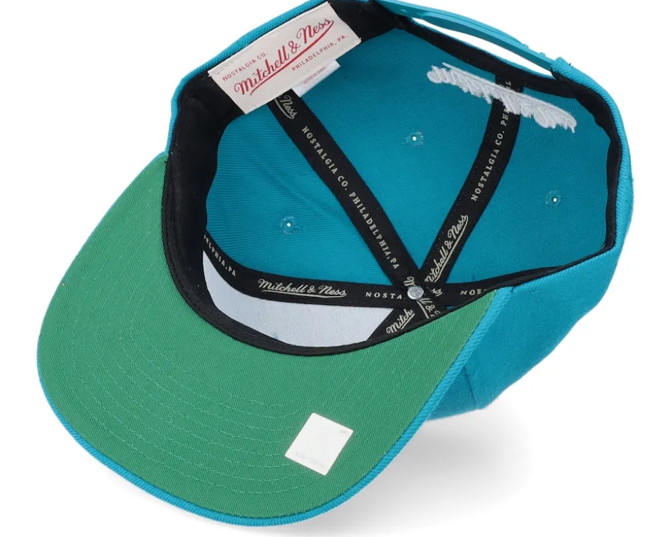 Charlotte Hornets Team Ground 2.0 Teal Snapback - Mitchell & Ness