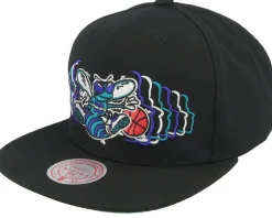Charlotte Hornets Team Vibes Hwc Black Snapback - Mitchell & Ness