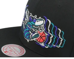 Charlotte Hornets Team Vibes Hwc Black Snapback - Mitchell & Ness