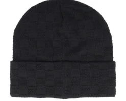 Check Tall Beanie Black Cuff - Vans