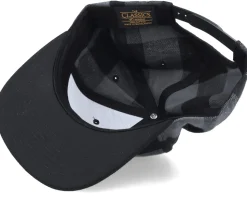 Checked Flanell Black/Grey Snapback - Yupoong