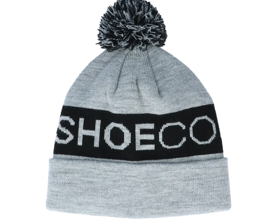 Chester Youth Beanie Frost Gray Pom - DC