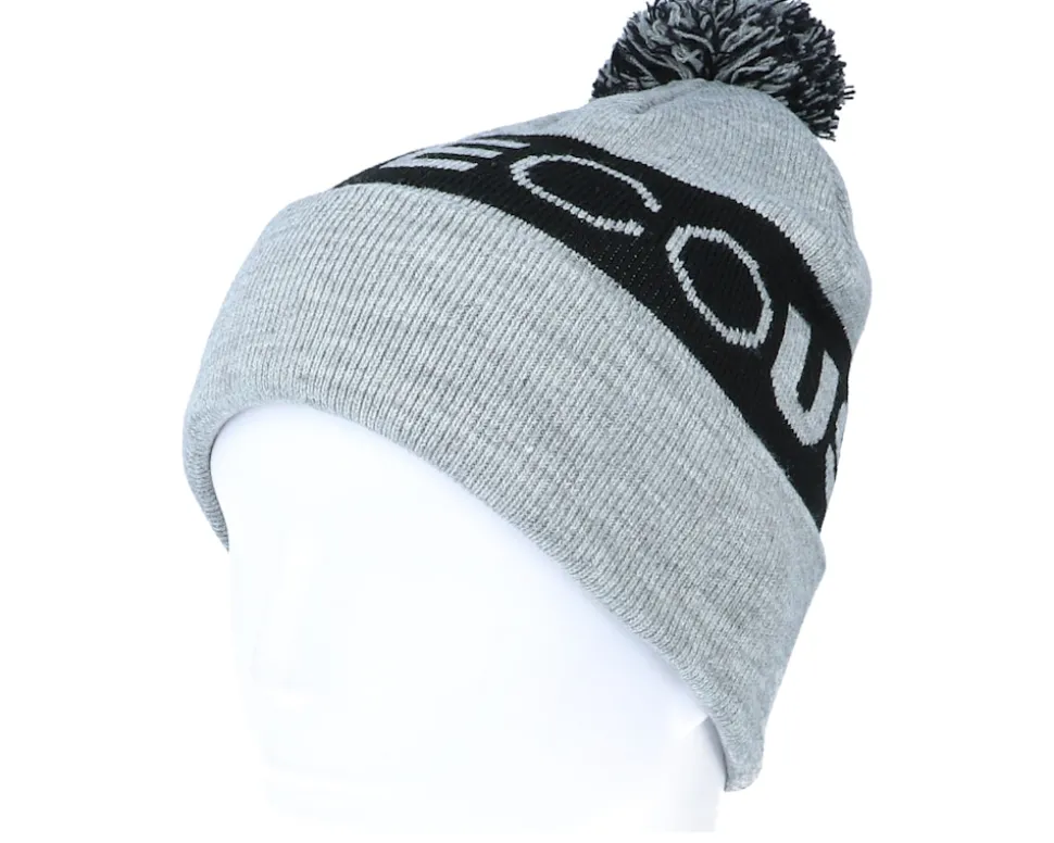 Chester Youth Beanie Frost Gray Pom - DC