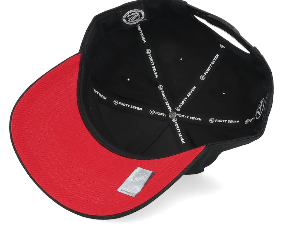 Chicago Blackhawks 47 Hitch Cap Black A-frame Adjustable - 47 Brand