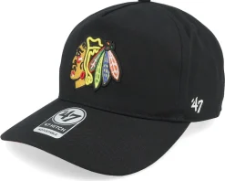 Chicago Blackhawks 47 Hitch Cap Black A-frame Adjustable - 47 Brand