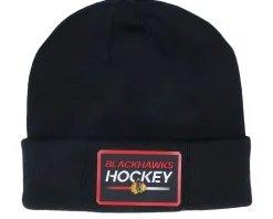 Chicago Blackhawks Authentic Pro Prime Beanie Black Cuff - Fanatics