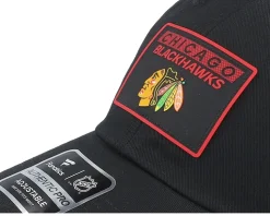 Chicago Blackhawks Authentic Pro Rink Prime Black Dad Cap - Fanatics