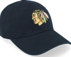 Chicago Blackhawks Blue Line Black Dad Cap - American Needle