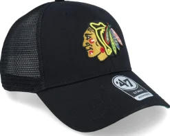 Chicago Blackhawks Branson Black Trucker - 47 Brand