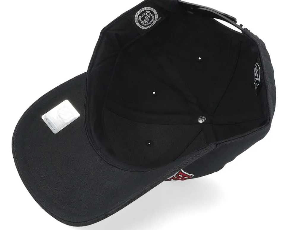 Chicago Blackhawks Broadfield Mvp Black Adjustable - 47 Brand
