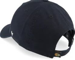 Chicago Blackhawks Clean Up Black Adjustable - 47 Brand