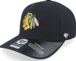 Chicago Blackhawks Cold Zone Mvp DP Black Adjustable - 47 Brand