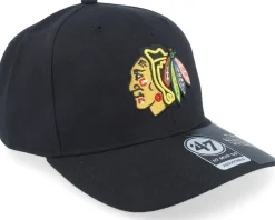 Chicago Blackhawks Cold Zone Mvp DP Black Adjustable - 47 Brand