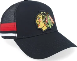 Chicago Blackhawks Hotfoot Black Trucker - American Needle