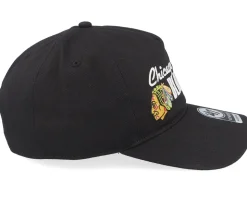 Chicago Blackhawks Midway Hitch Lc Black Dad Cap - 47 Brand