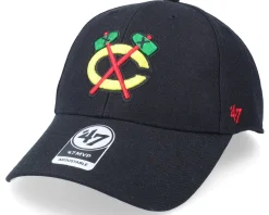 Chicago Blackhawks Mvp Black Adjustable - 47 Brand