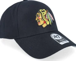 Chicago Blackhawks Mvp Black Adjustable - 47 Brand