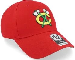 Chicago Blackhawks Mvp Red Adjustable - 47 Brand