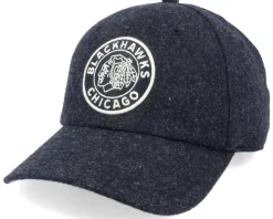 Chicago Blackhawks NHL Archive Legend Black Dad Cap - American Needle