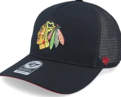 Chicago Blackhawks NHL Mesh Hitch Black Trucker - 47 Brand