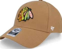Chicago Blackhawks NHL MVP Camel Adjustable - 47 Brand