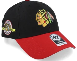 Chicago Blackhawks NHL Sure Shot '47 Mvp Black/Red Adjustable - 47 Brand