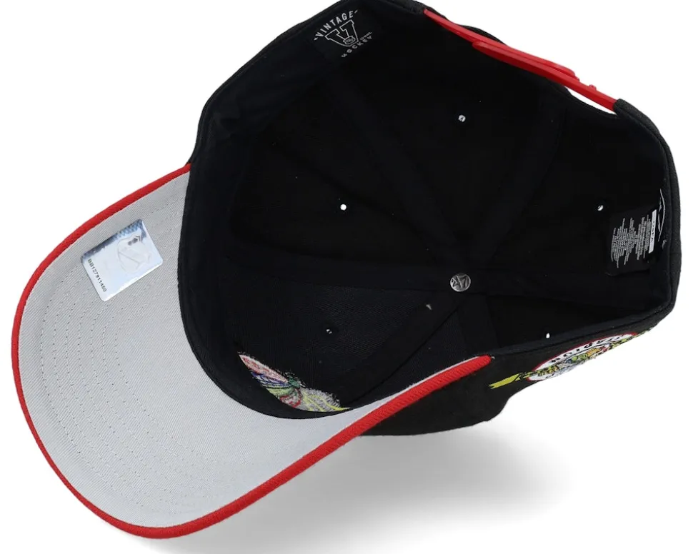 Chicago Blackhawks NHL Sure Shot '47 Mvp Black/Red Adjustable - 47 Brand