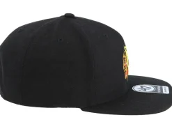 Chicago Blackhawks No Shot 47 Captain Black Snapback - 47 Brand