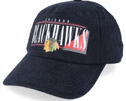 Chicago Blackhawks Printed Cord Black Adjustable - American Needle