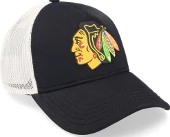 Chicago Blackhawks Riptide Valin Black Trucker - American Needle