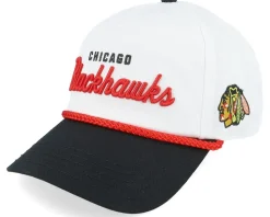 Chicago Blackhawks Roscoe White/Black Adjustable - American Needle