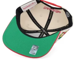 Chicago Blackhawks Speed Zone Off White/Red Snapback - Mitchell & Ness