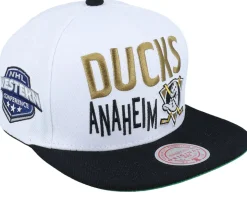 Chicago Blackhawks Toss Up White/Red Snapback - Mitchell & Ness