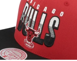 Chicago Bulls Billboard 2 Hwc Red/Black Snapback - Mitchell & Ness