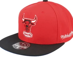 Chicago Bulls Coast2coast Red/Black Fitted - Mitchell & Ness