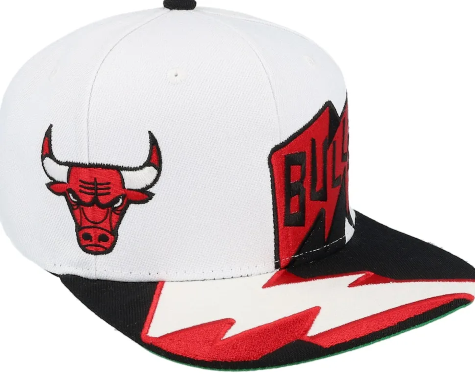 Chicago Bulls Fast Times White Snapback - Mitchell & Ness