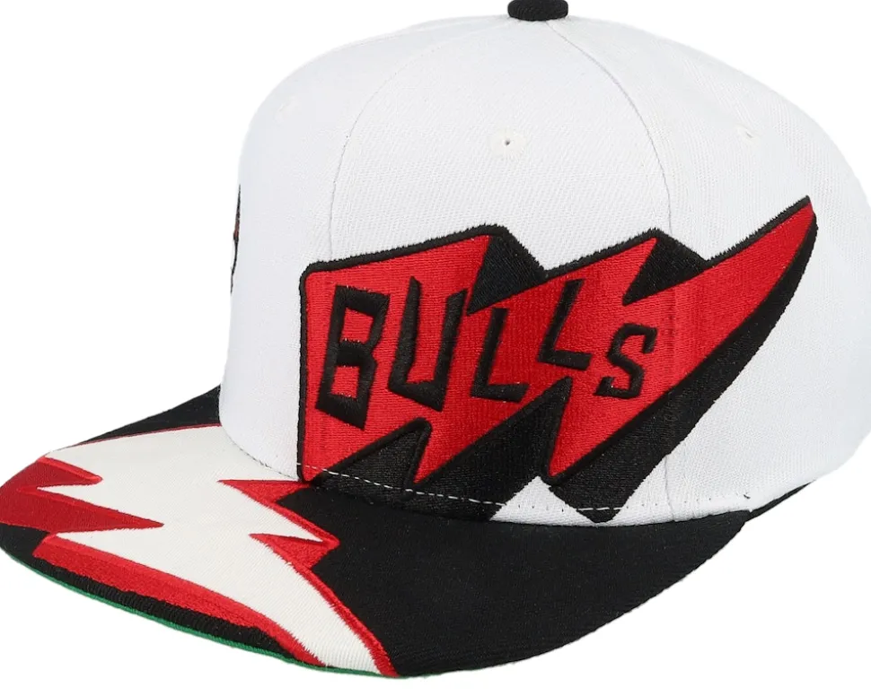 Chicago Bulls Fast Times White Snapback - Mitchell & Ness