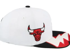Chicago Bulls Fast Times White Snapback - Mitchell & Ness