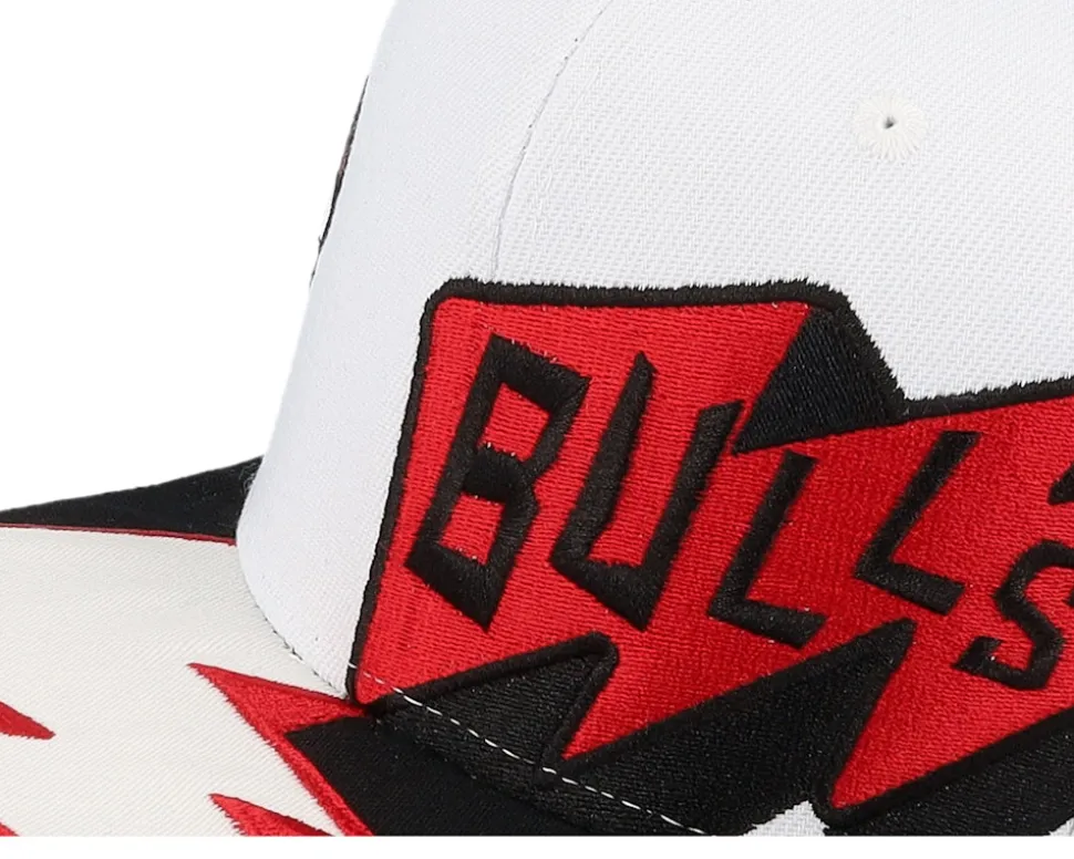 Chicago Bulls Fast Times White Snapback - Mitchell & Ness