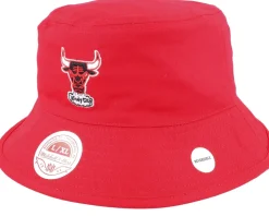 Chicago Bulls Lifestyle Reversible Red/Grey Bucket - Mitchell & Ness