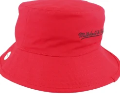 Chicago Bulls Lifestyle Reversible Red/Grey Bucket - Mitchell & Ness
