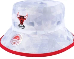 Chicago Bulls Lifestyle Reversible Red/Grey Bucket - Mitchell & Ness
