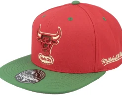 Chicago Bulls Nightmare Red/Green Fitted - Mitchell & Ness