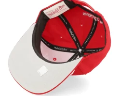 Chicago Bulls Shark Bite Red Snapback - Mitchell & Ness