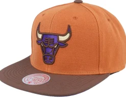 Chicago Bulls Sweet Potato Pie Orange/Brown Snapback - Mitchell & Ness